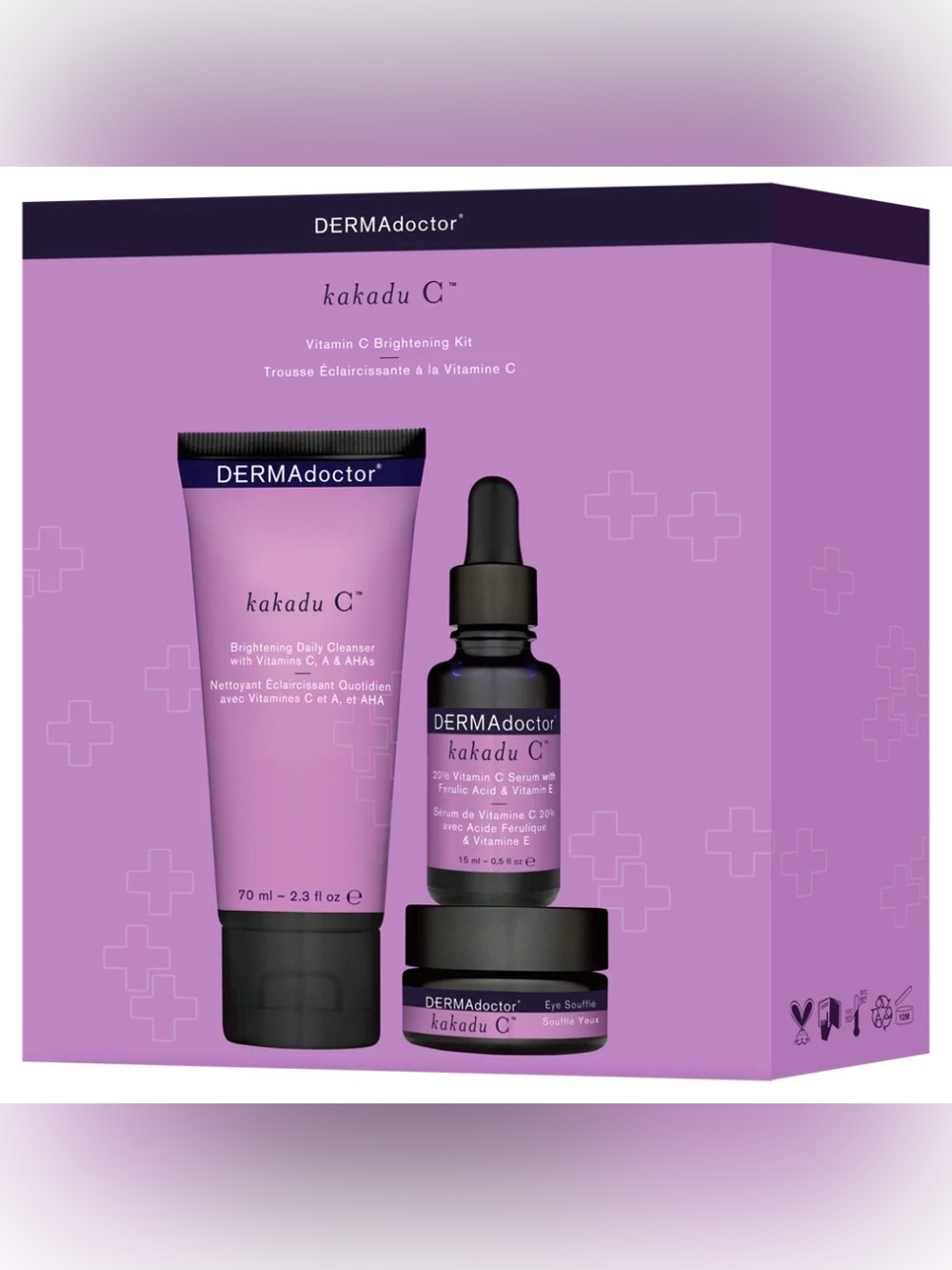 DERMAdoctor Kakadu C Vitamin C Brightening Travel Kit